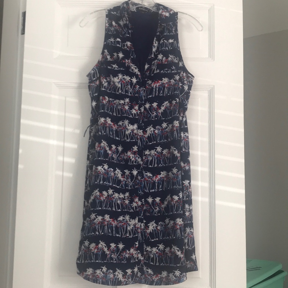 Express button up dress